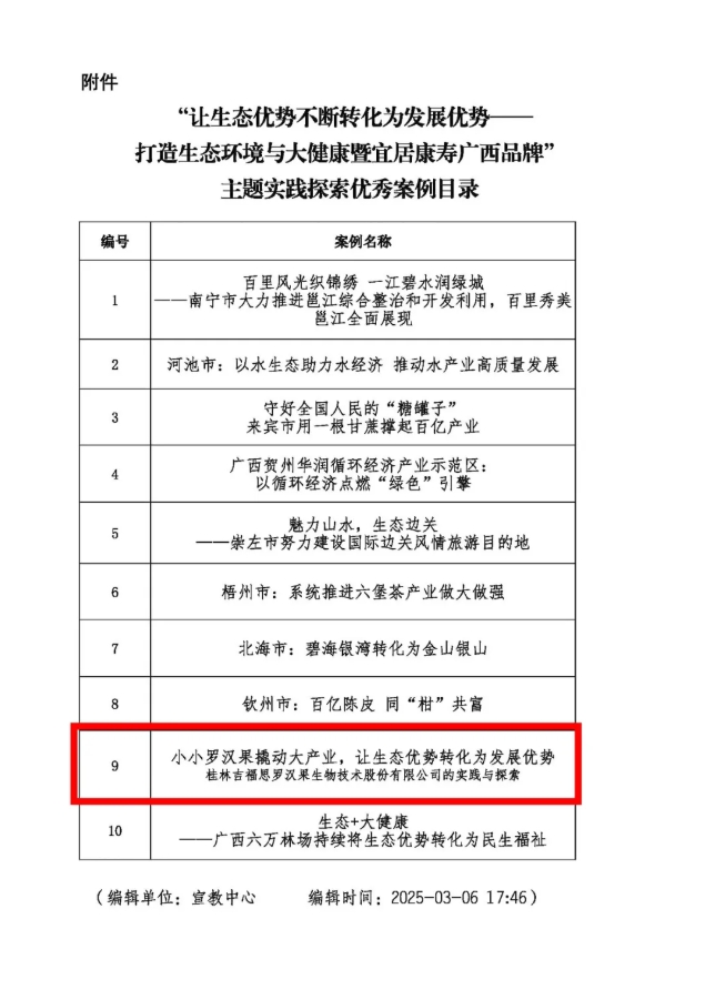 桂林吉福思罗汉果有限公司
